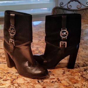 Michael Kors Black Fulton Harness Women's Boots, SZ 6 1/2 M.